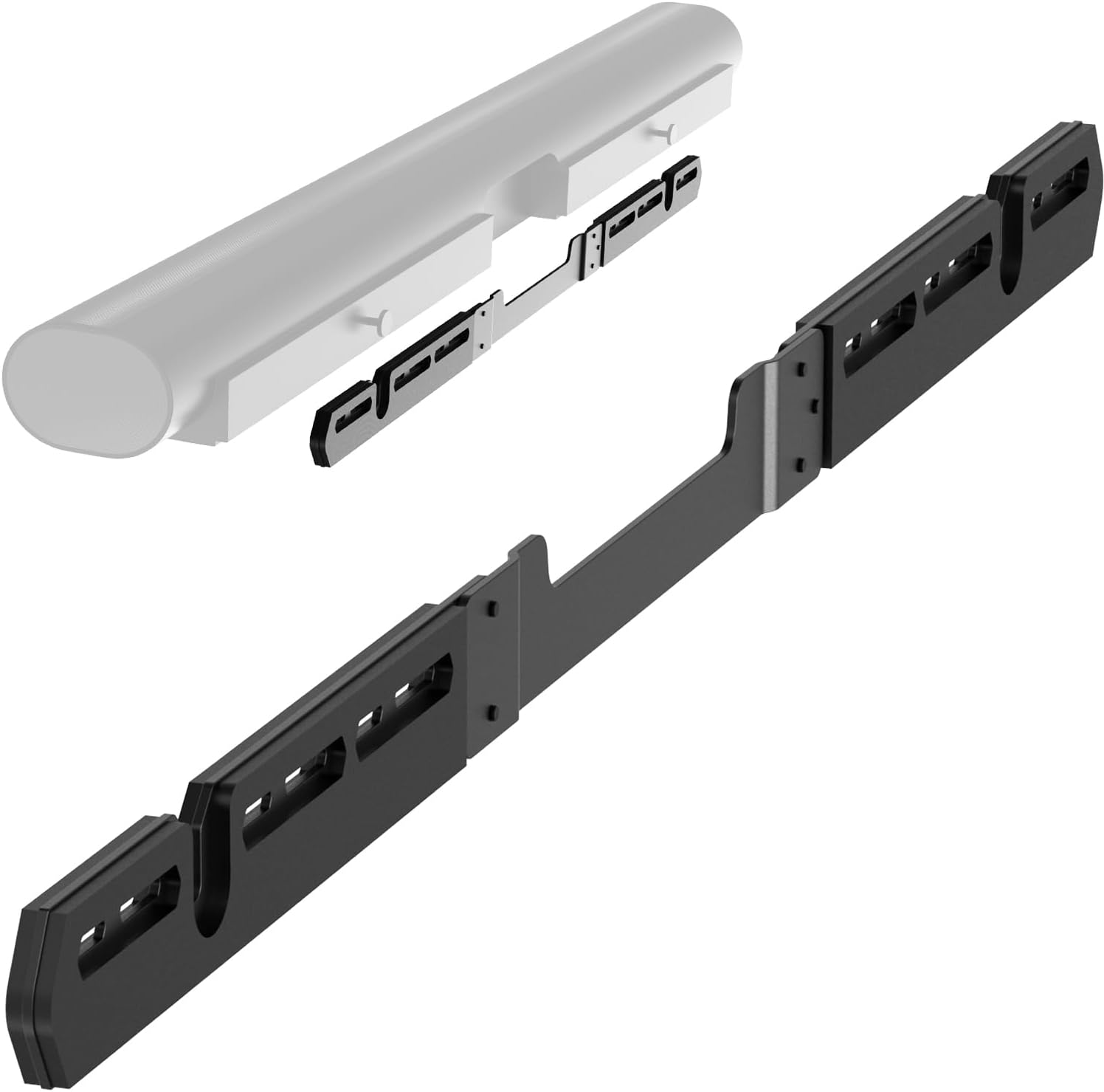 Sonos Arc Wall Mount Sonos Arc Sound Bar Mounts Under Tv, Hanging Mounting Bracket (Black)