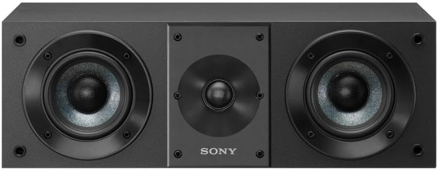 Sony SSCS8 2-Way 3-Driver Center Channel Speaker 4 Bookshelf Speaker System