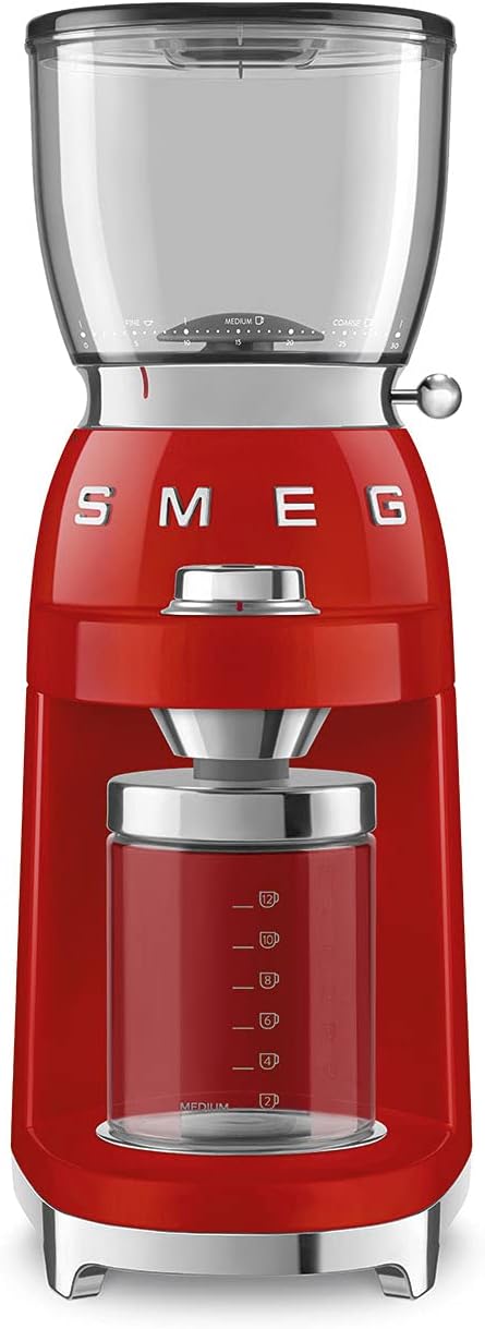 Smeg 50's Retro Style Aesthetic Coffee Grinder,