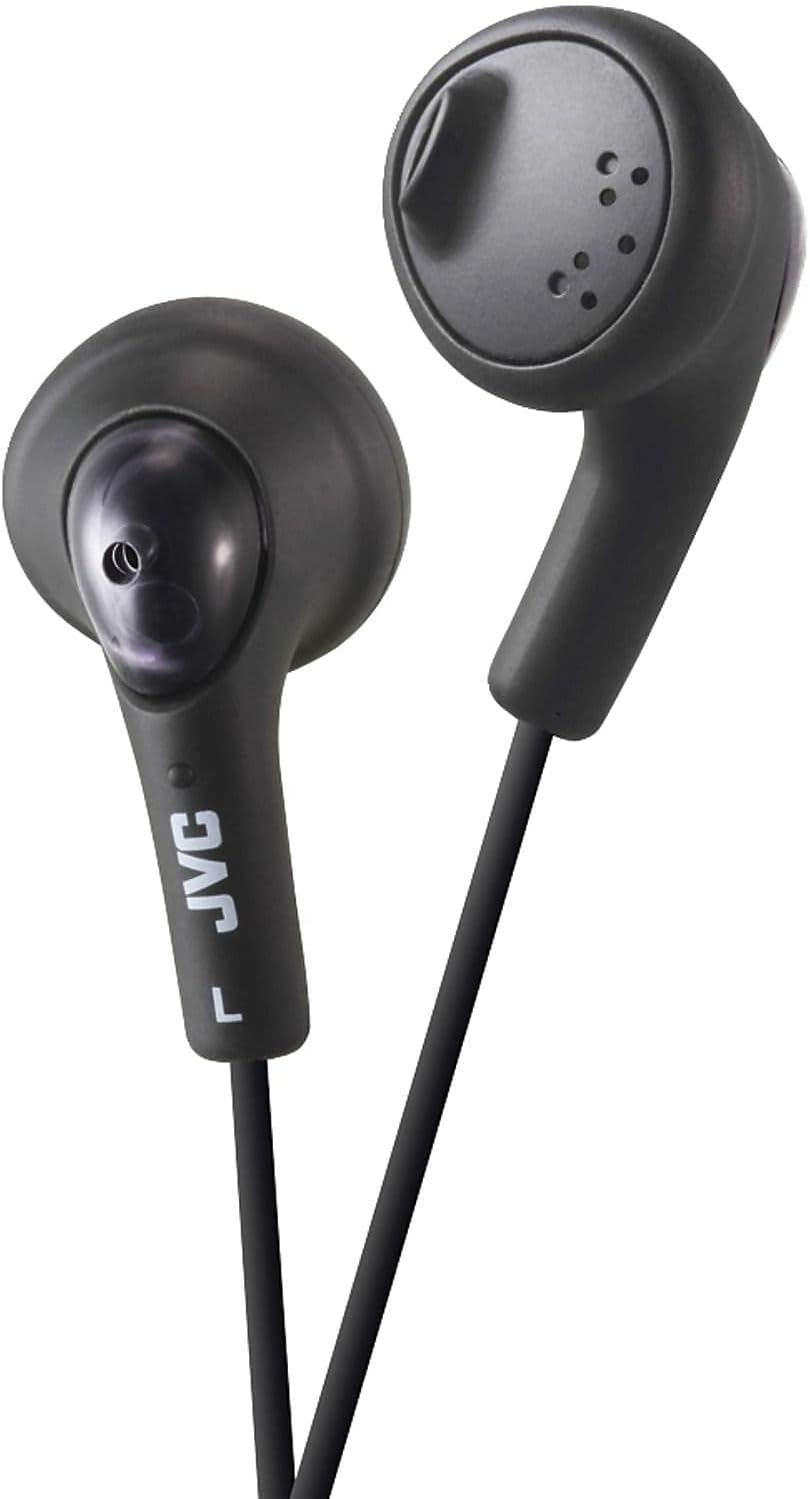 JVC HAF160 Gumy Wired Ear Bud Headphone No Microphone.