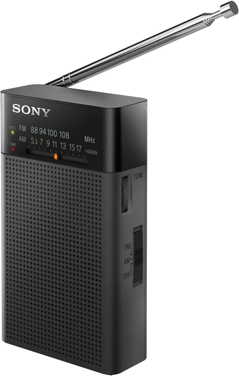 Sony ICFP27 Portable Radio with Speaker and AM/FM Tuner