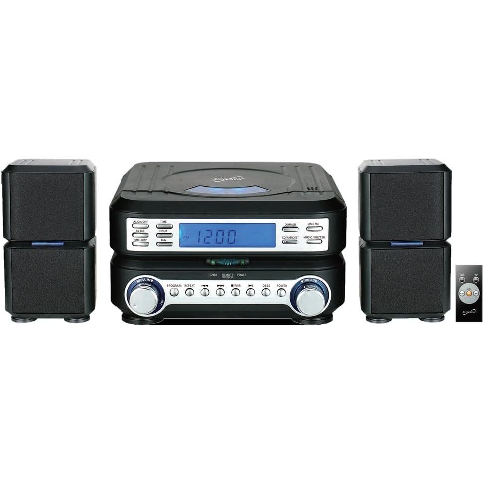 Supersonic - Portable Micro System with Bluetooth CD Player Aux Input ...