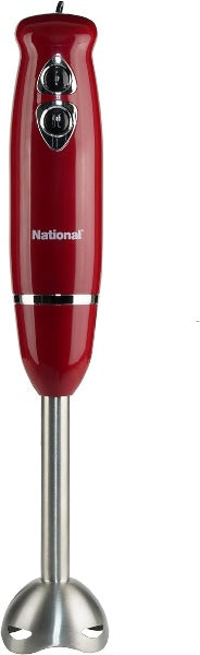 National NA-3104HB 4-in-1 Multi-Purpose Immersion Hand Blender Blend, (RED)