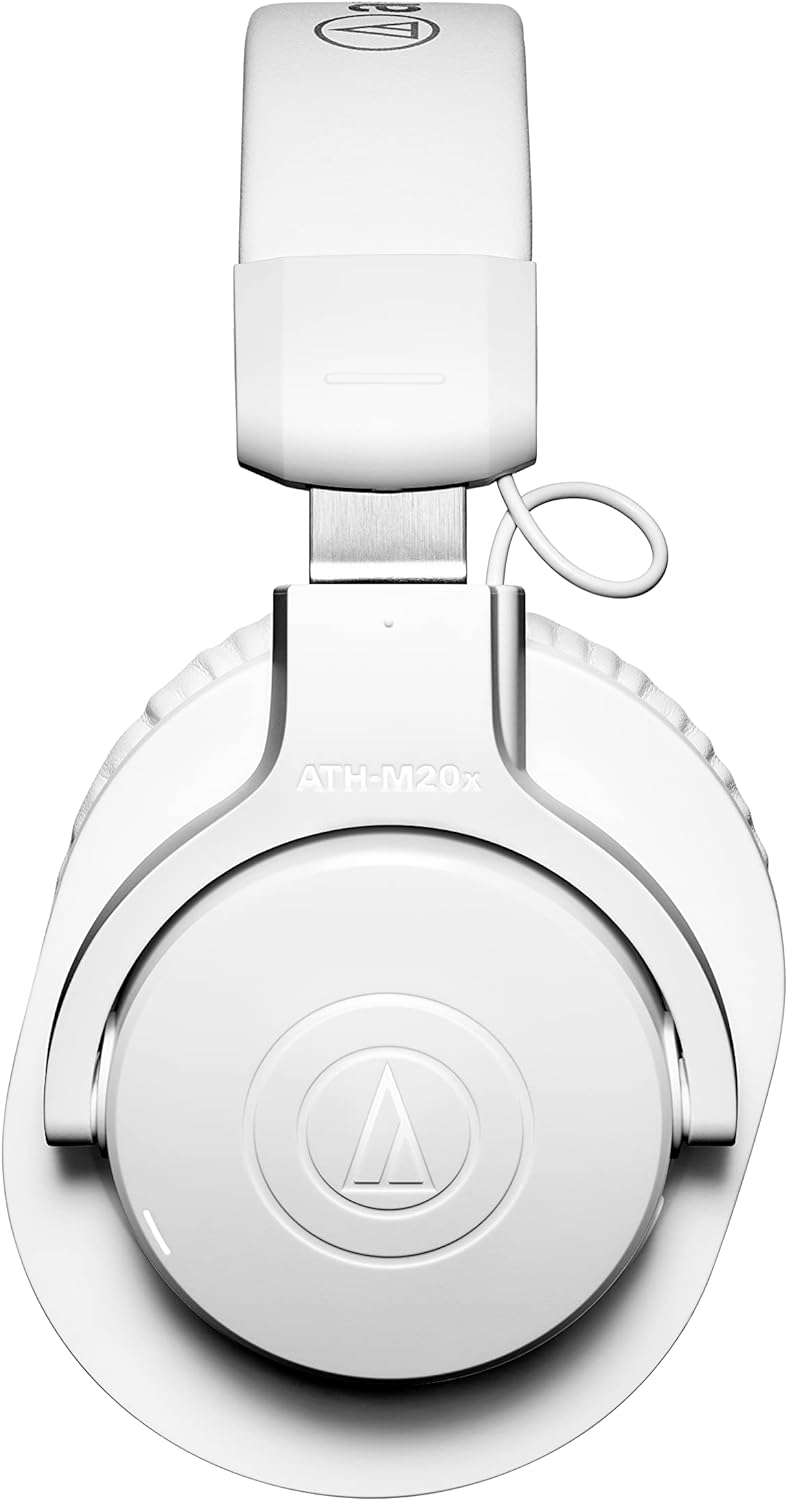 Audio-Technica ATH-M20xBTWH Wireless Over-Ear Headphones,White