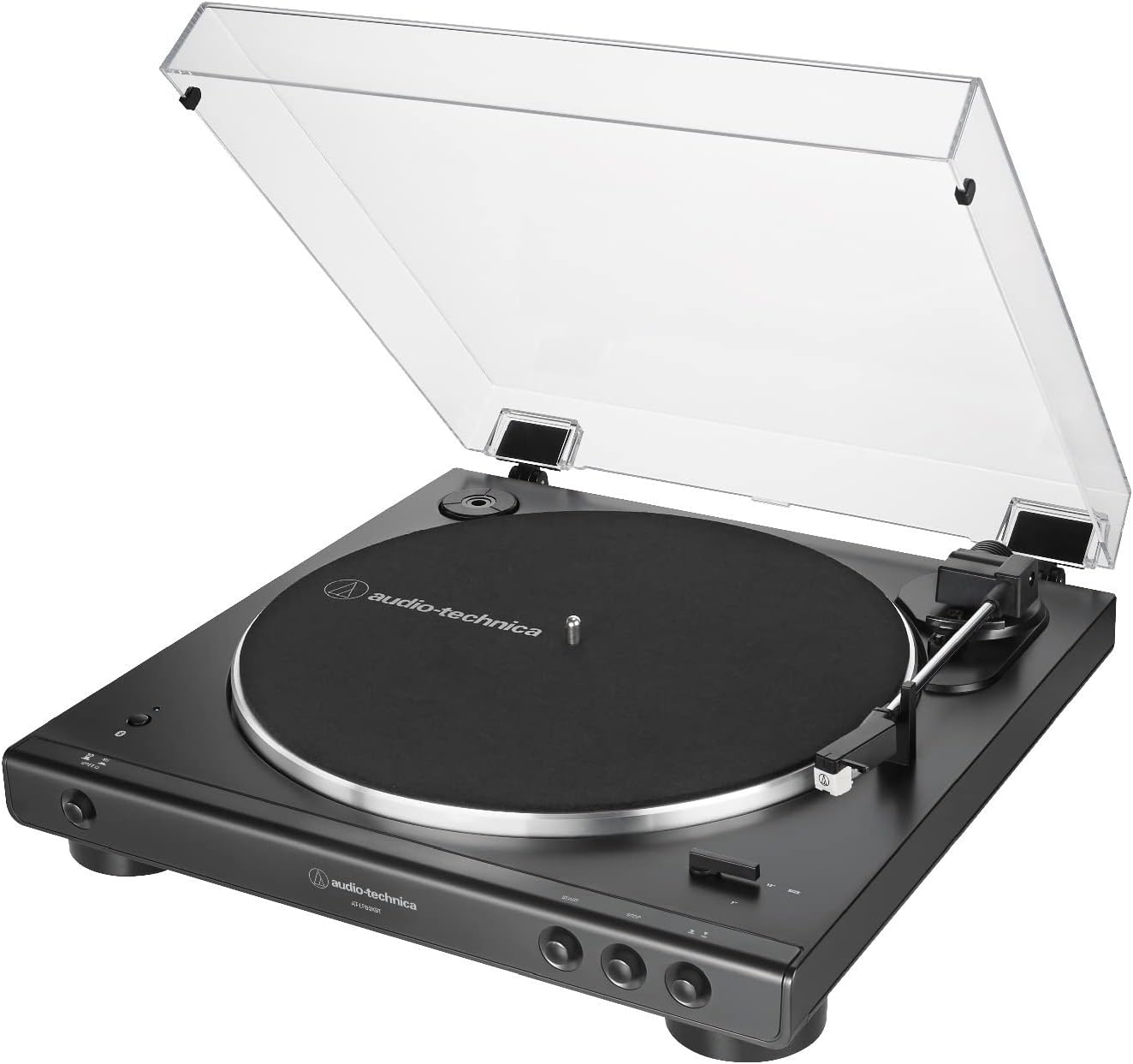 Audio-Technica AT-LP60XBT-RD Fully Automatic Belt-Drive Stereo Turntable, Bluetooth, Hi-Fi, 2 Speed