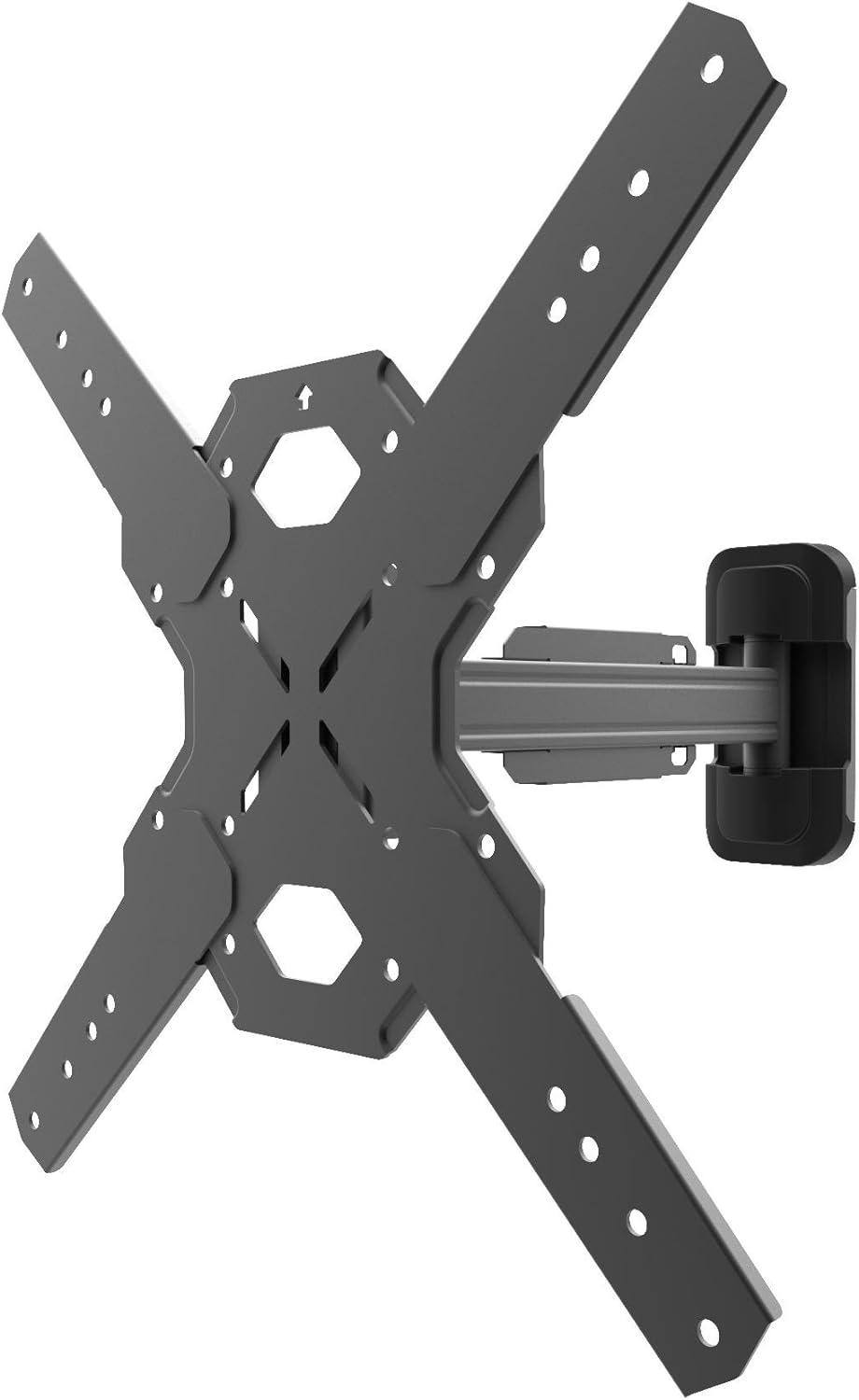 Kanto PS200 Full Motion TV Wall Mount for 26" to 60" TVs, 14" Extension, Low Profile, Integrated Cable Management, Single Stud Wallplate