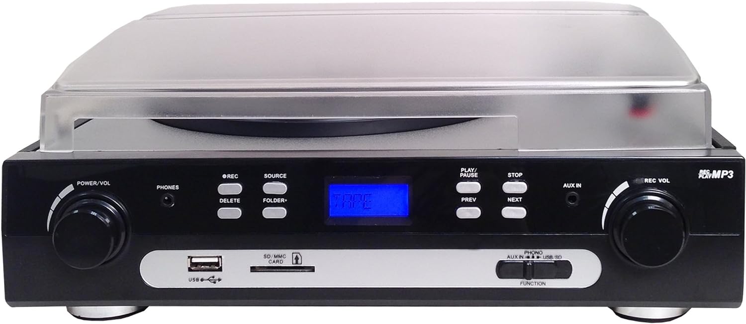 SuperSonic Retro Turntable System with Analog Conversion – Capital ...