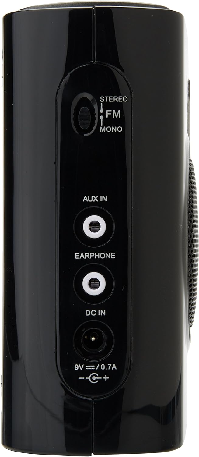 Sangean PR-D5BK AM/FM Portable Radio with Digital Tuning and RDS (Black).