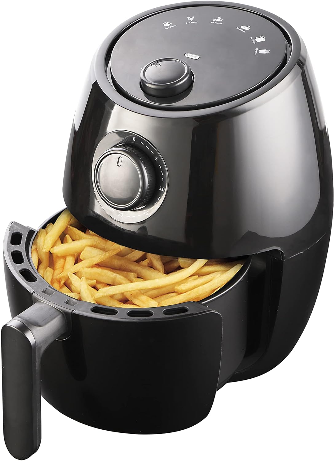 National NA-3001AF Mechanical Air Fryer - Electric Hot Air Fryers Less Oil Cooker (Black).