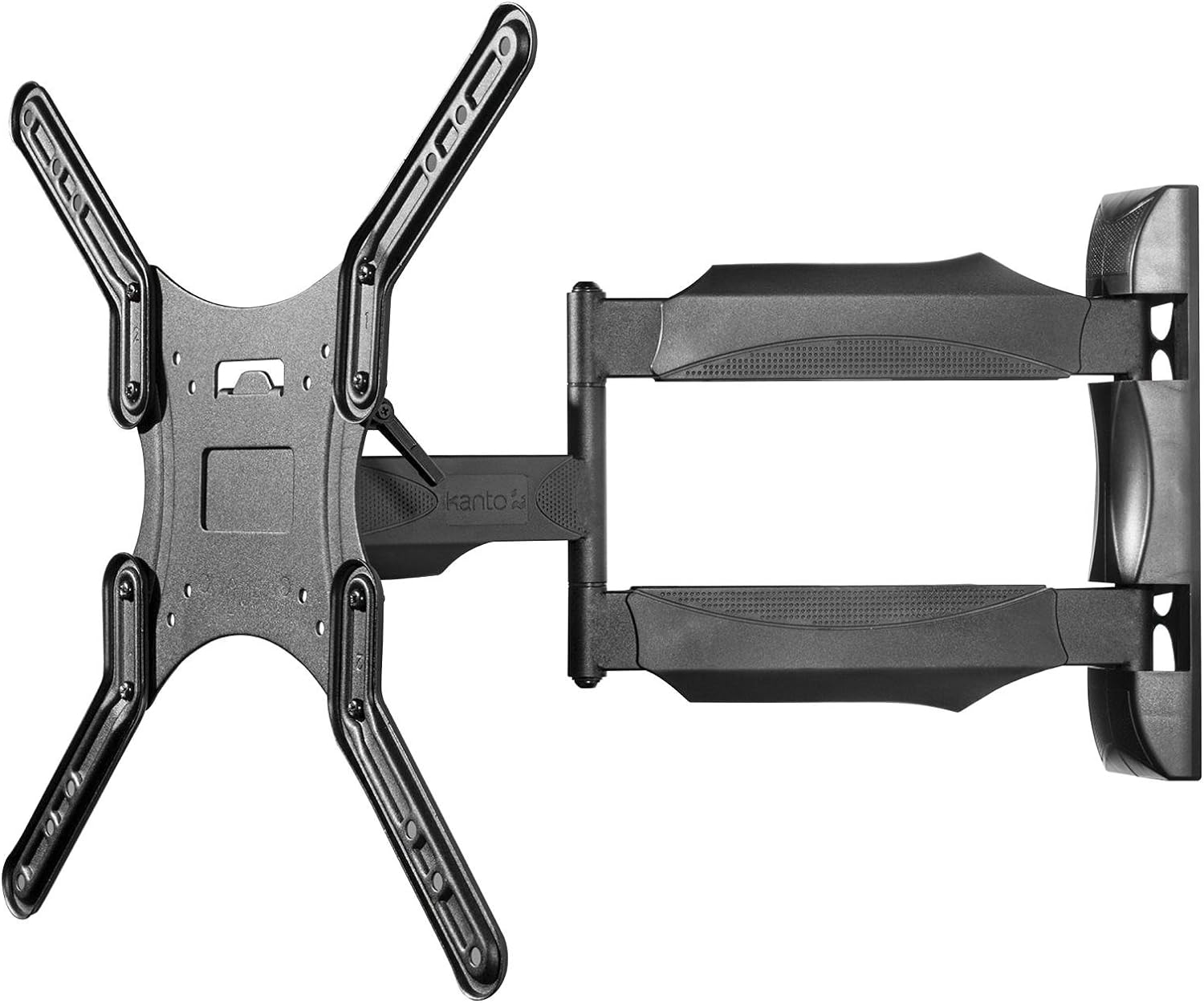 Kanto M300 Full Motion TV Wall Mount for 26-55" TVs, 19" Extension, 135° Swivel, Easy Tilt, 5" Offset, VESA Compatible, Heavy-Duty Steel, Black