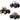 Mattel Hot Wheels Monster Trucks Creature 3-Pack with Shark Wreak Piran-ahh and Mega Wrex Scale Toy Trucks for Imaginative Play