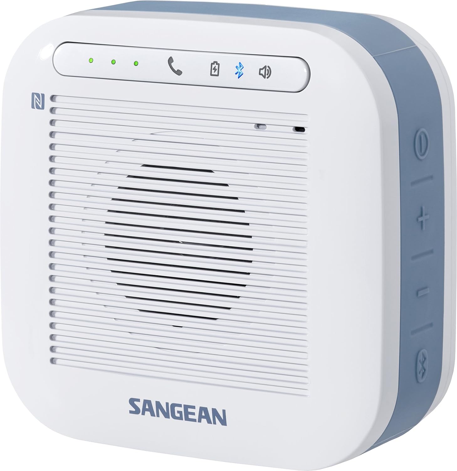 Sangean H200 Portable Waterproof Bluetooth Speaker and Hands-Free Speakerphone, (White)