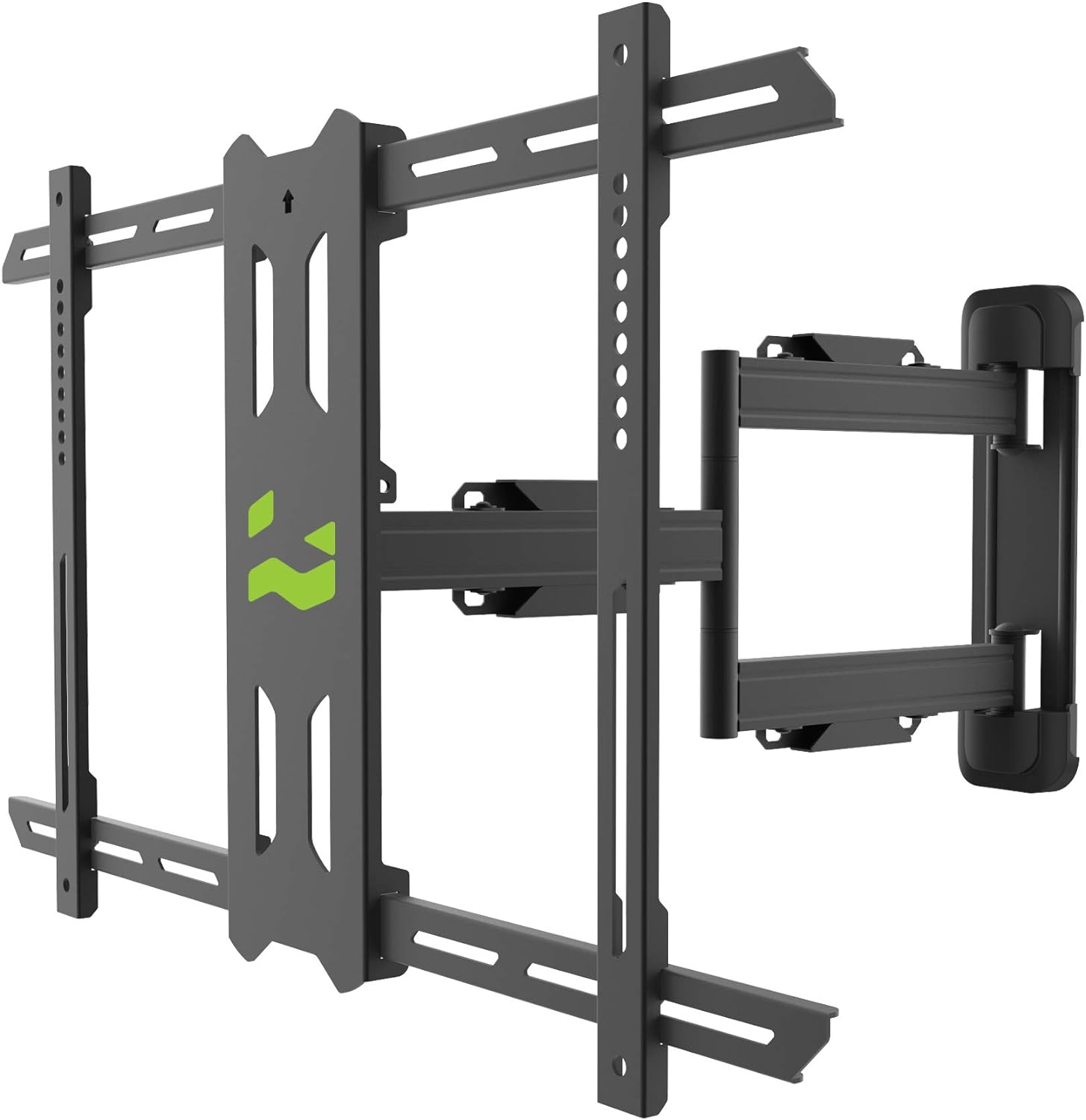 Kanto PS350 Full Motion TV Wall Mount for 37" to 60" TVs, 22" Extension, Low Profile, VESA Compatible up to 600x400, Black