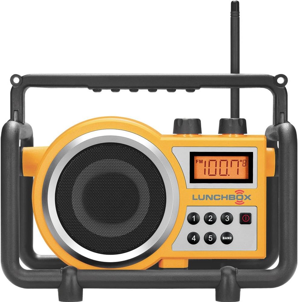 Sangean LB-100 Ultra Rugged Compact AM / FM Radio Yellow.