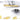 Commercial Chef Multifunctional Grater Slicer CH1578 White Kitchen Tool with 4 Interchangeable Stainless Steel Blades