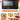 Commercial Chef CHM13MB6 1.3 Cu. Ft. Countertop Microwave Oven 1000W Power with Digital LED Display 10 Power Levels 6 Preset Cooking Menus