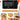 Commercial Chef 0.9 Cu. Ft. Countertop Microwave Oven 900W 10 Power Levels Small Compact Design with Grip Handle