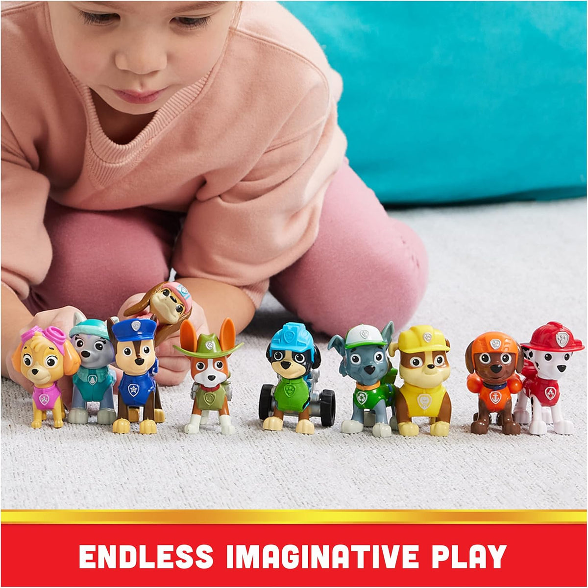Paw Patrol, 10th Anniversary, All Paws On Deck Toy Figures Gift Pack w ...