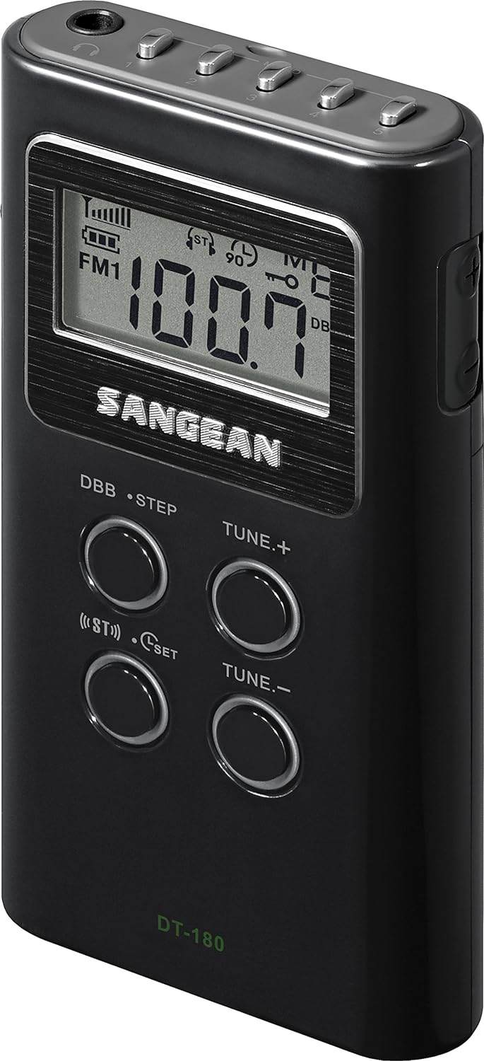 Sangean DT-180 AM / FM Pocket Radio.