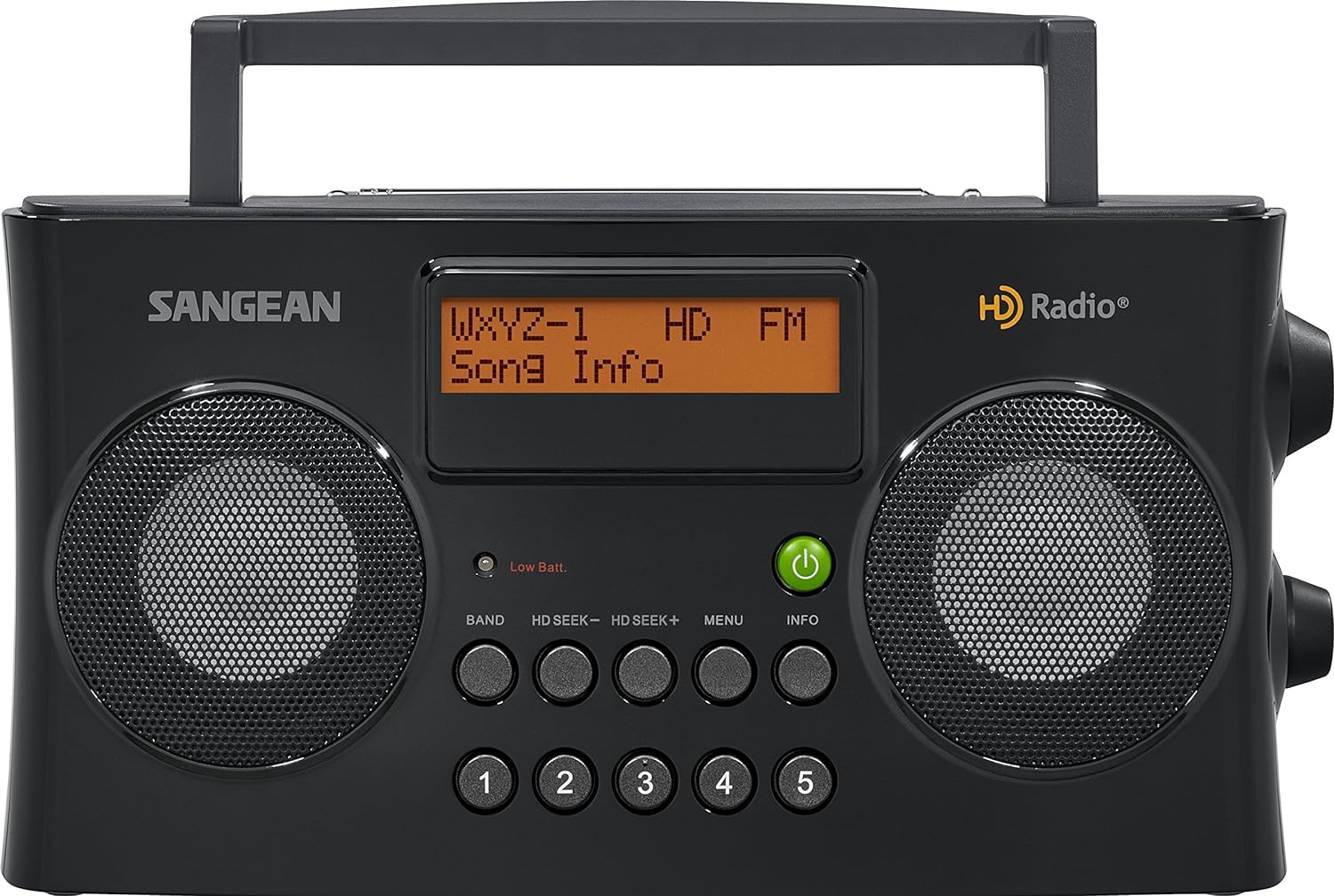 Sangean HDR-16 HD Radio/FM-Stereo/AM Portable Radio (Black).