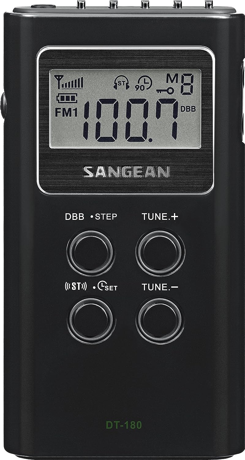 Sangean DT-180 AM / FM Pocket Radio.