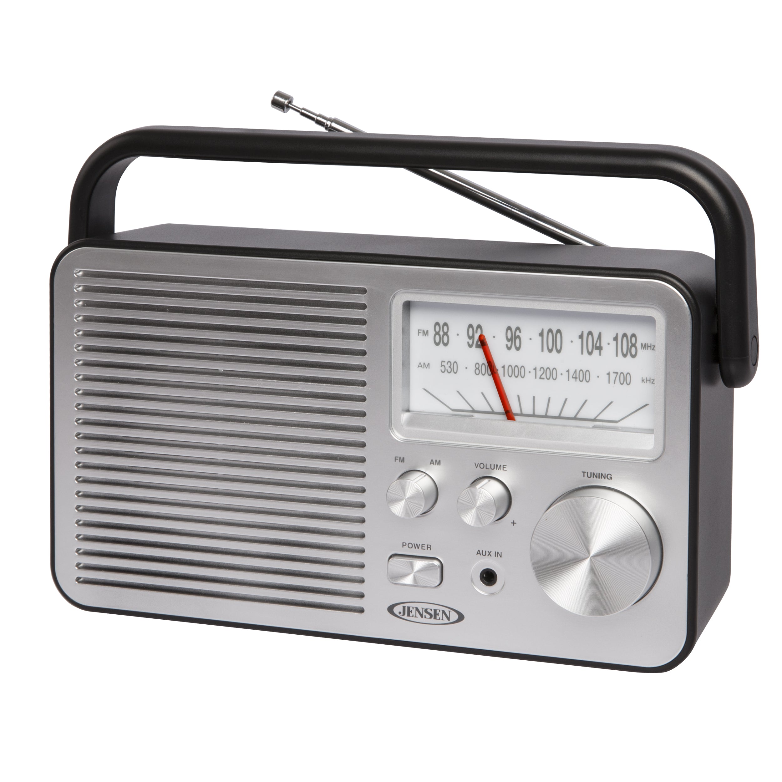 JENSEN MR-750 High-Sensitivity Portable AM/FM Radio with Precision Tun ...