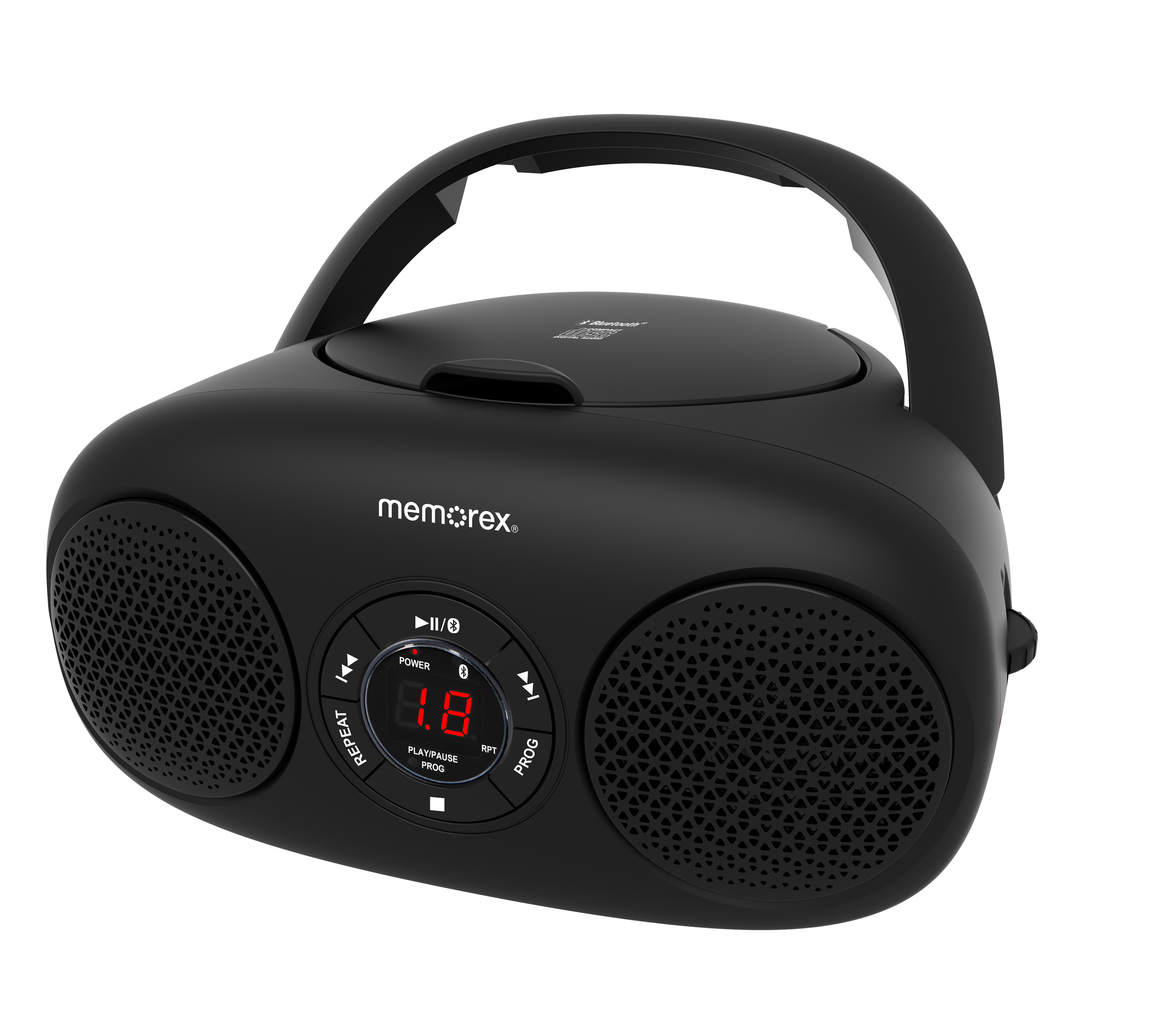 Memorex BCD30K Bluetooth Top Loading CD Player