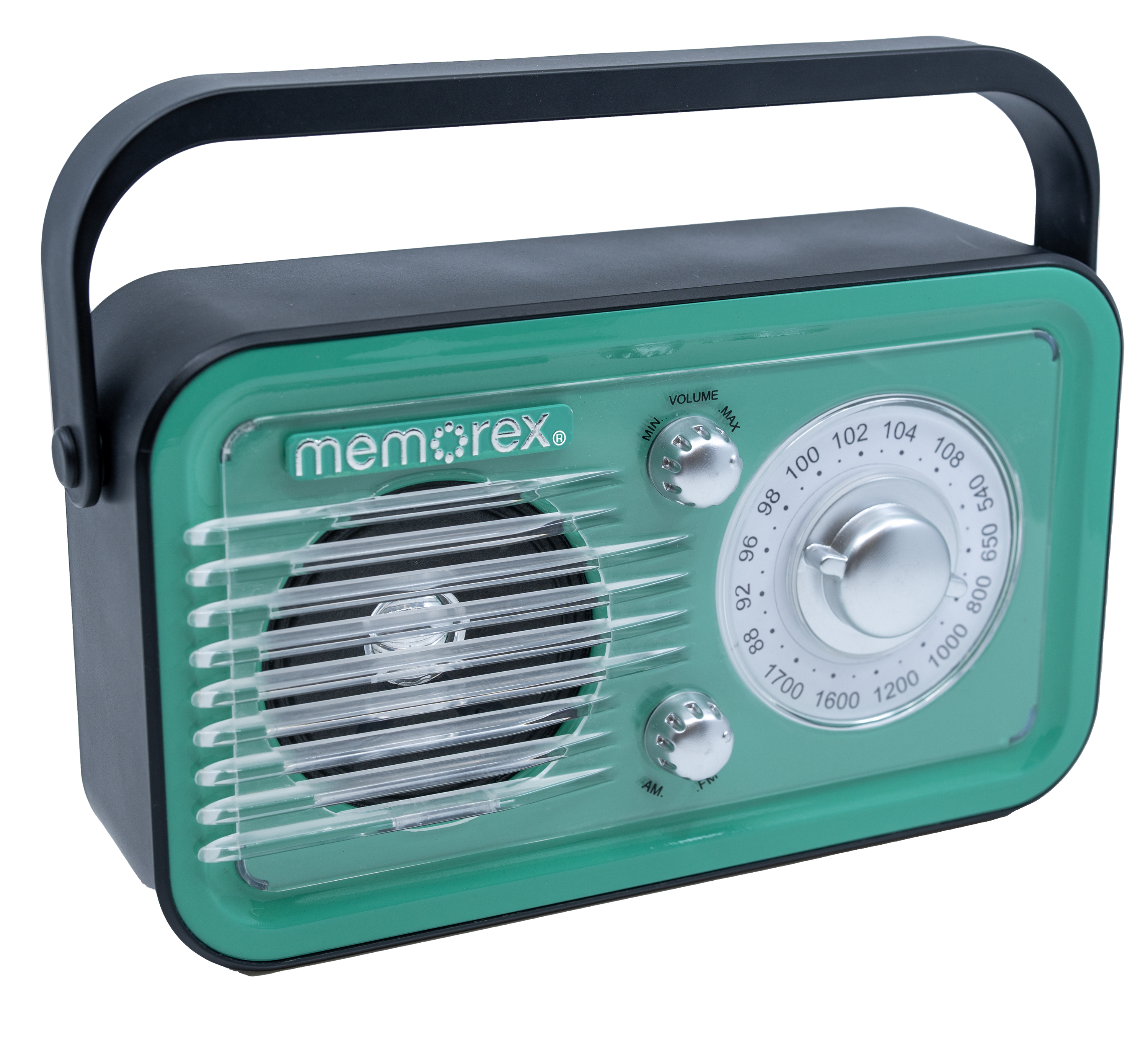 Memorex BR100 Retro Style Rechargeable Tabletop AM/FM/Shortwave Radio