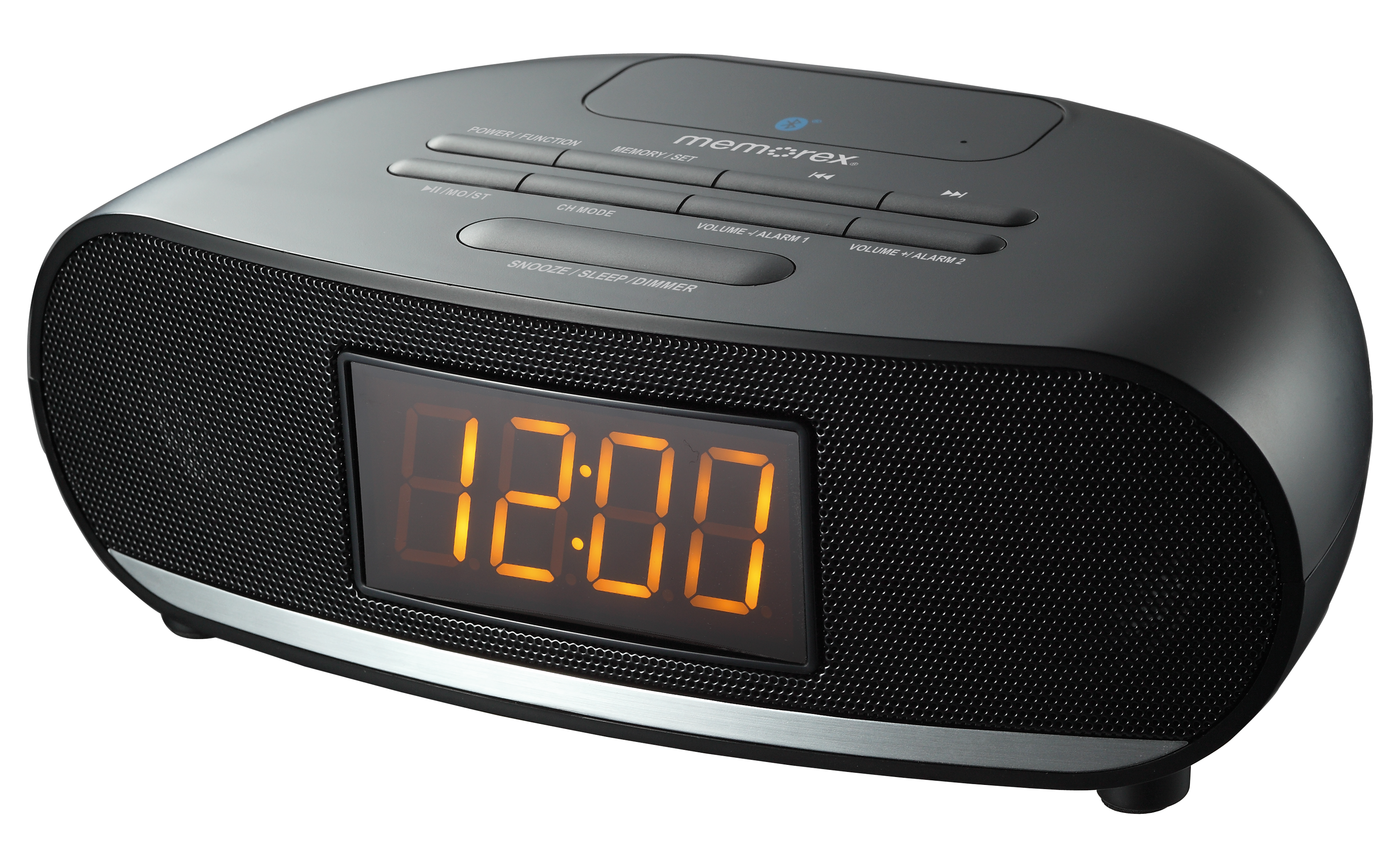 Memorex CR160 Bluetooth Clock Radio with USB charging function