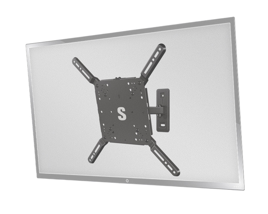 Full-Motion Wall Mount For flat-panel TVs up to 55”